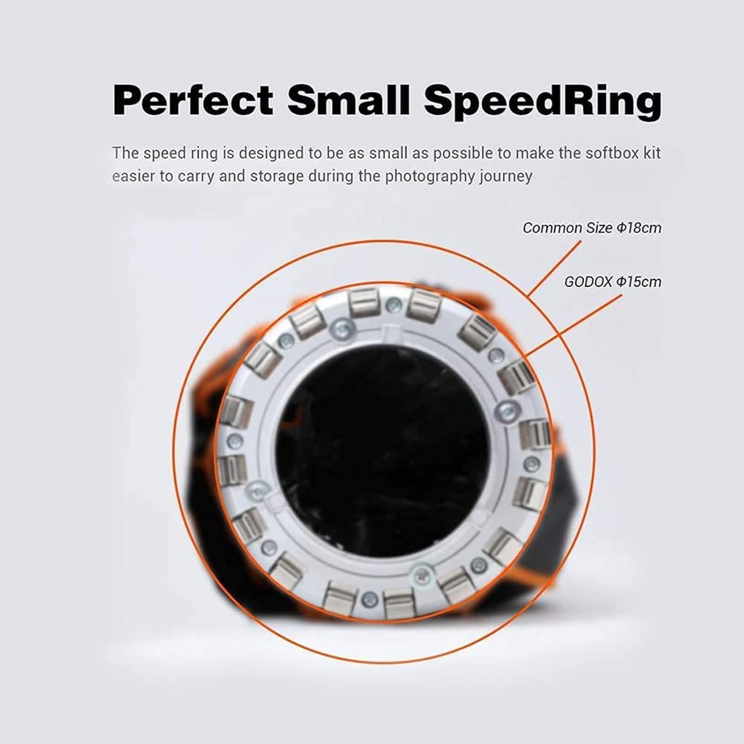 Softbox Parabólico Godox QR-P70 69.85 cm Montaje Bowens