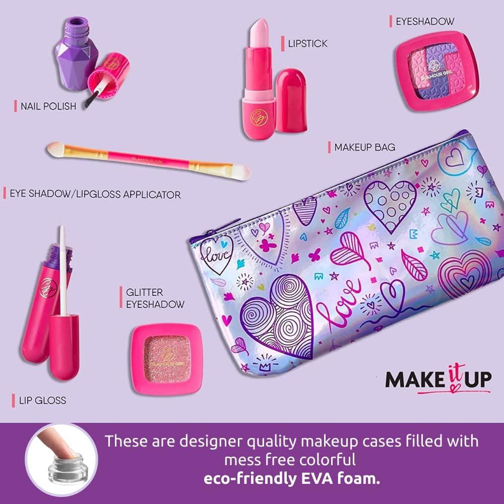 Kit de Maquillaje Infantil BHN 12 Piezas con Bolsa 2 Años+