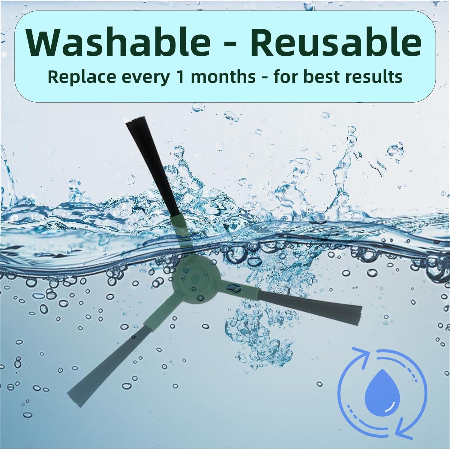 Paquete de 9 Cepillos Laterales EXPILOVI para iRobot Roomba