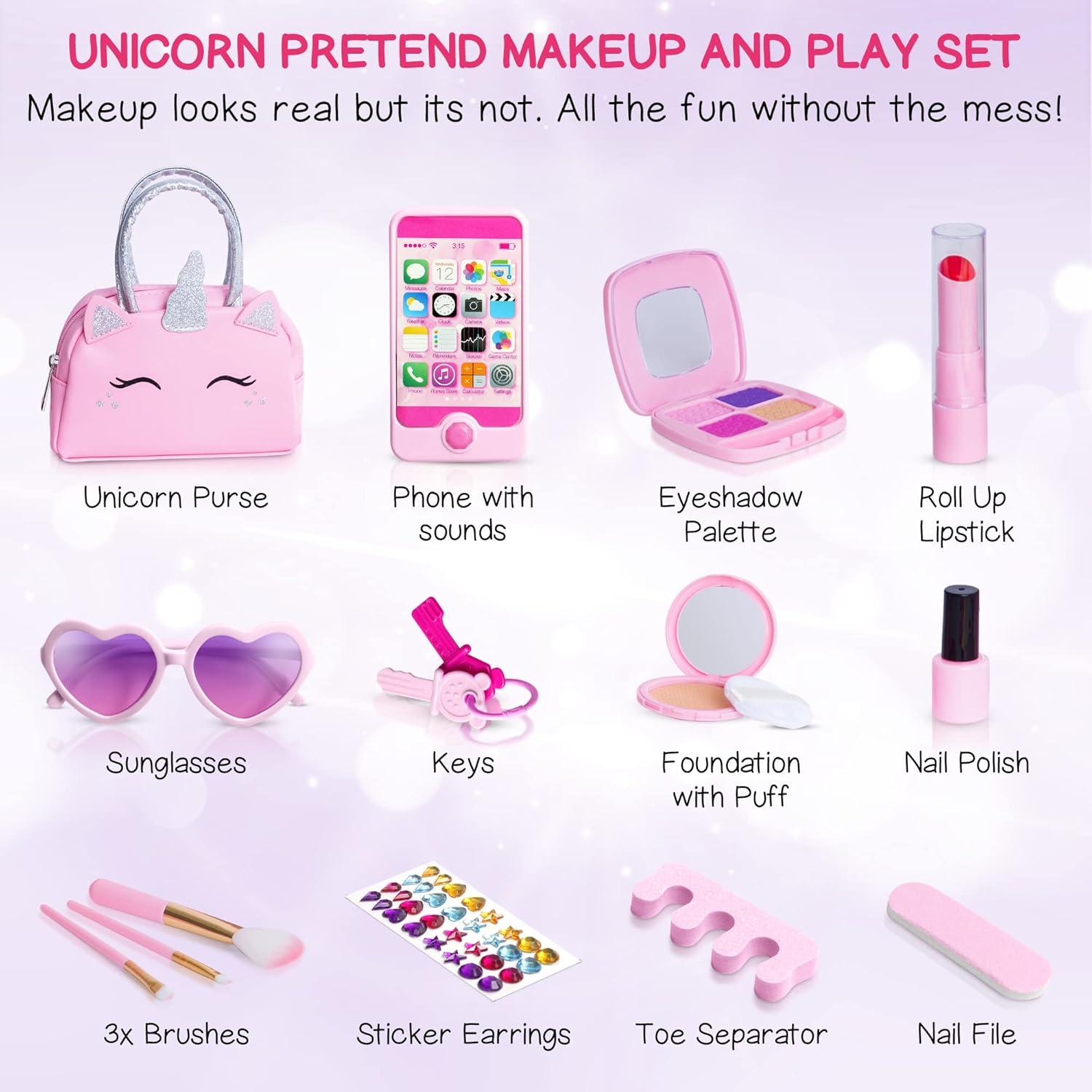 Kit de Maquillaje Falso Unicornio Sprinkles Toyz 3-8 Años