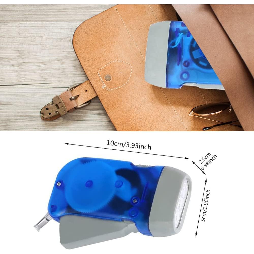 Linternas de Manivela Guyuyii - Paquete de 4 - LED para Emergencias