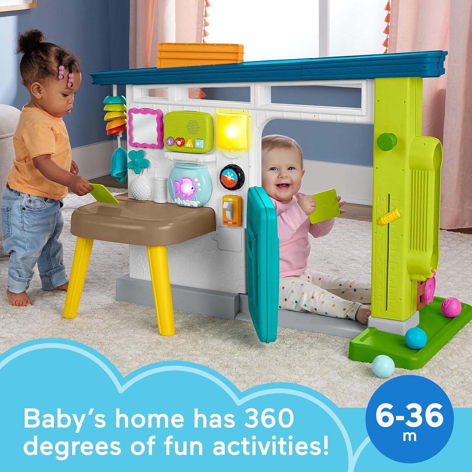 Juguete de Aprendizaje Fisher-Price Casa de Juegos 6+ Meses