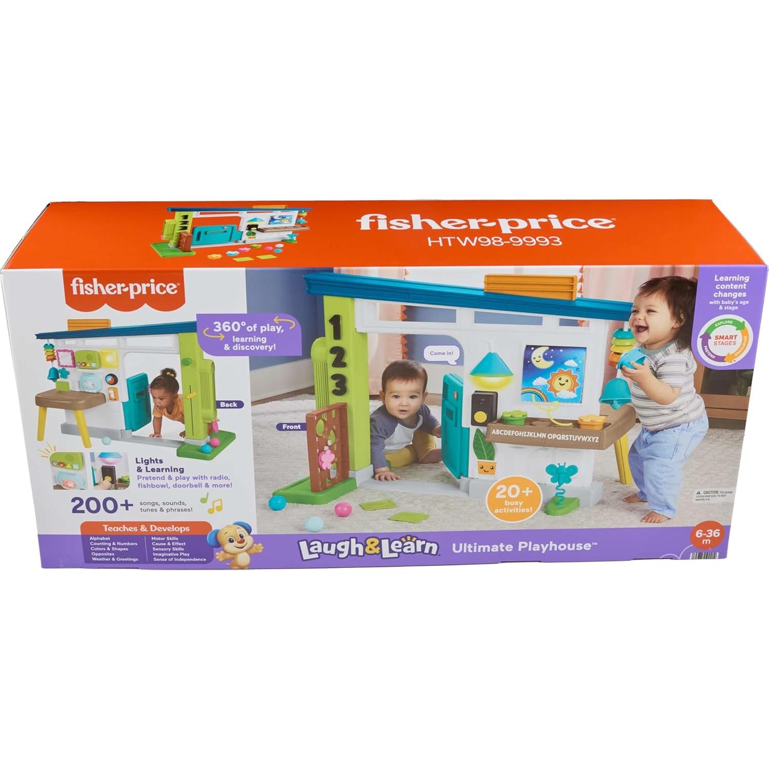 Juguete de Aprendizaje Fisher-Price Casa de Juegos 6+ Meses