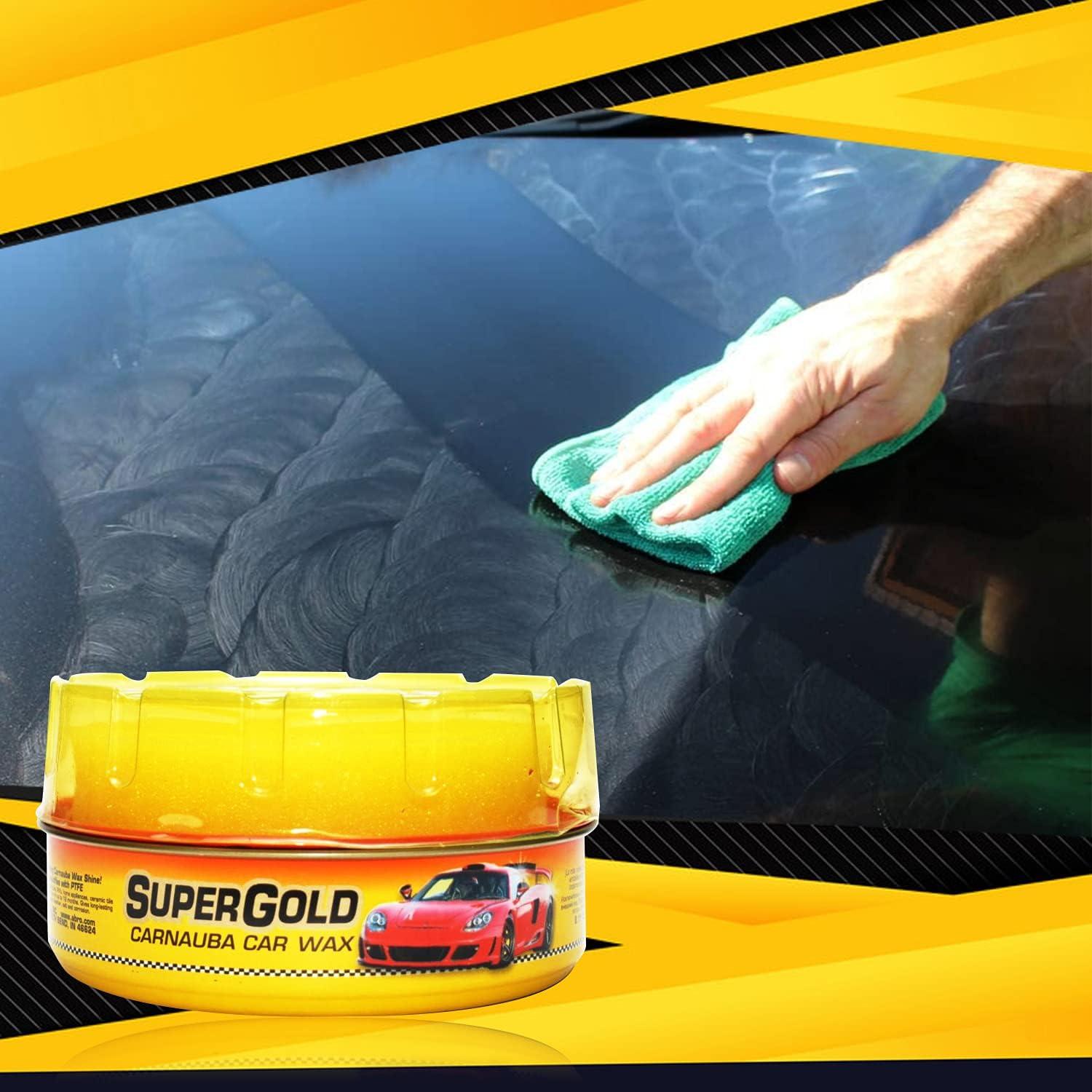 Cera de Carnauba Super Gold ABRO 230 g - Brillo y Protección