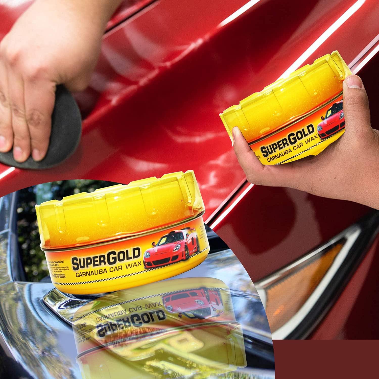 Cera de Carnauba Super Gold ABRO 230 g - Brillo y Protección
