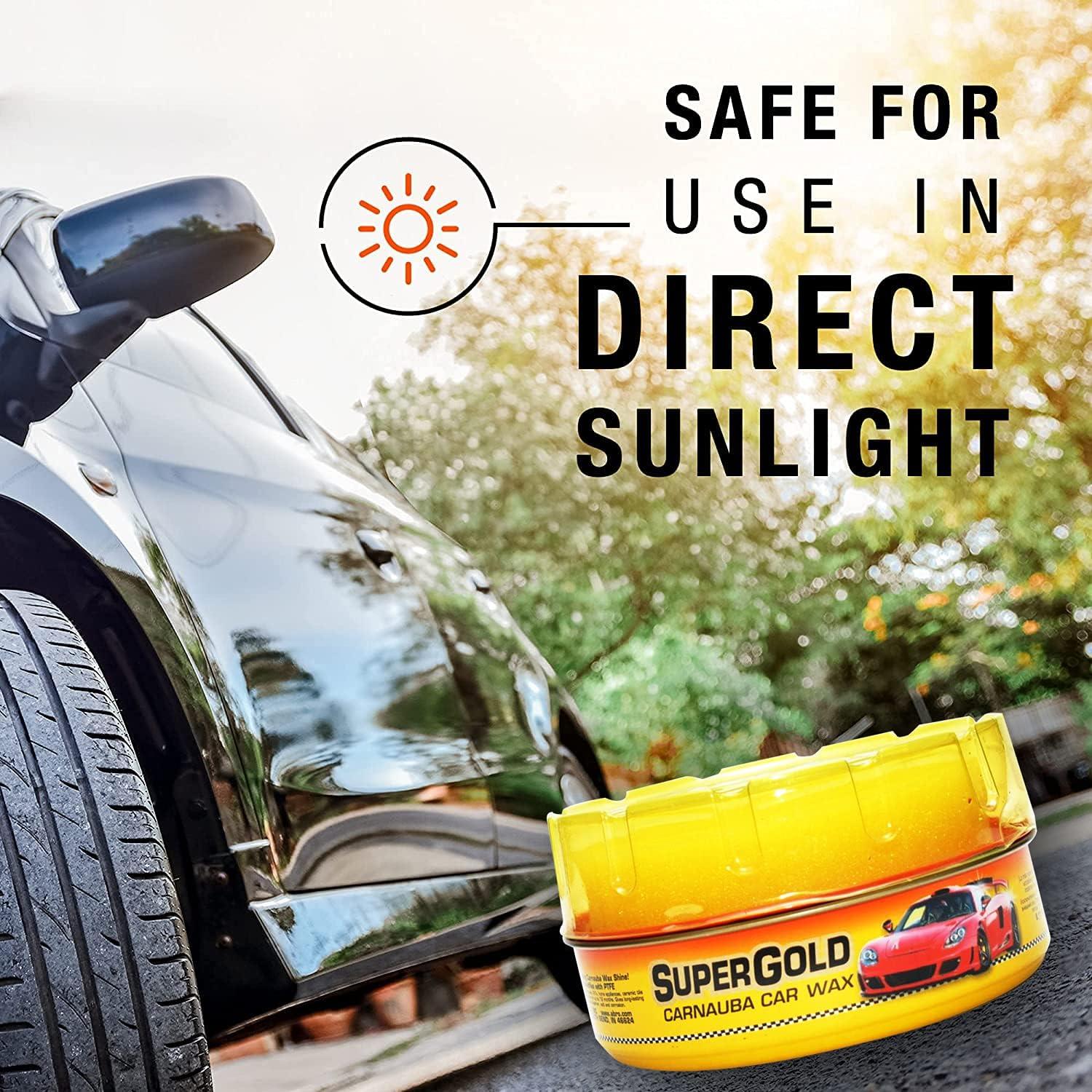 Cera de Carnauba Super Gold ABRO 230 g - Brillo y Protección