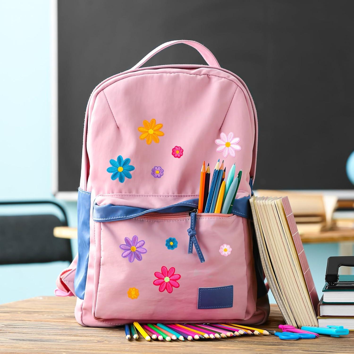 Parches Bordados de Flores PAGOW - 10 Pcs para Ropa y DIY