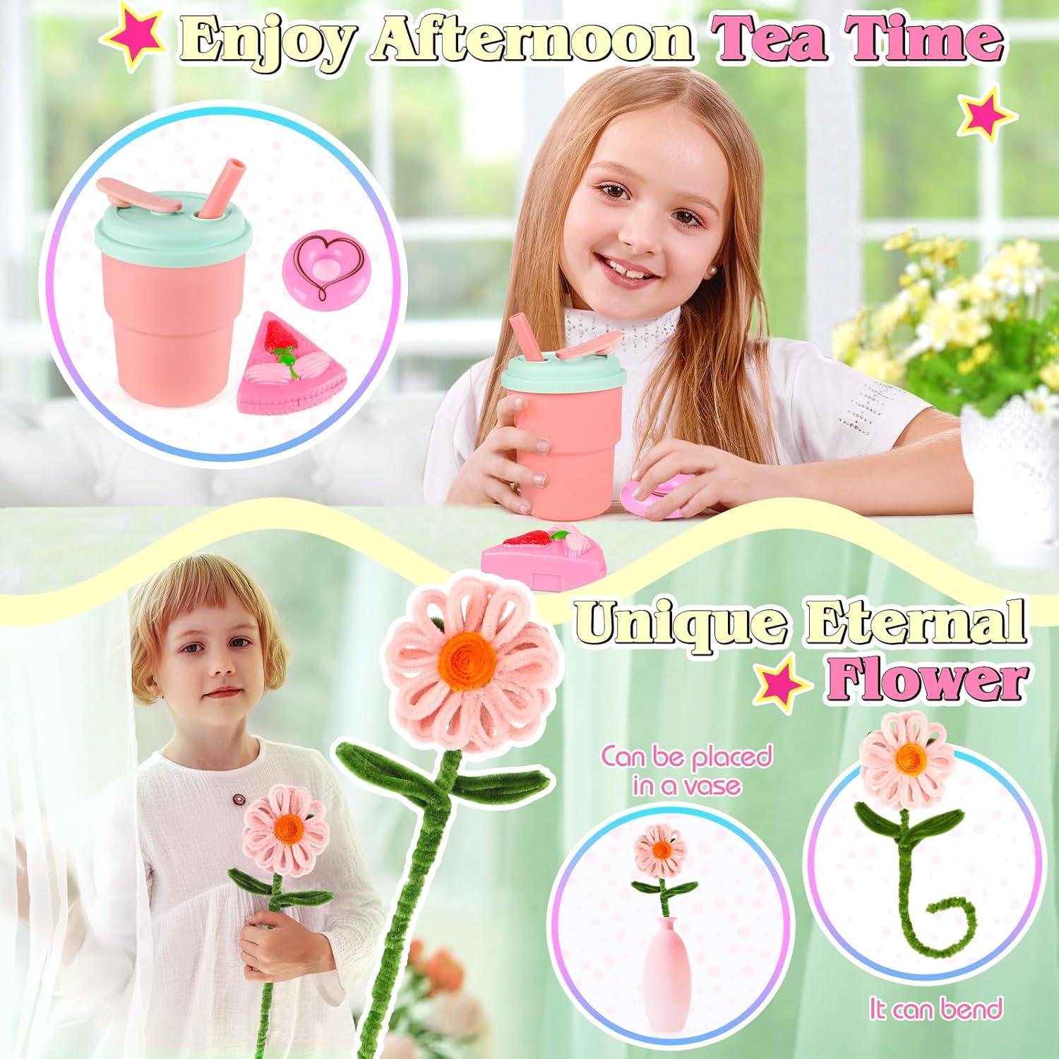 Bolso de Jugar para Niñas ERHAICAT con Maquillaje 20x15cm