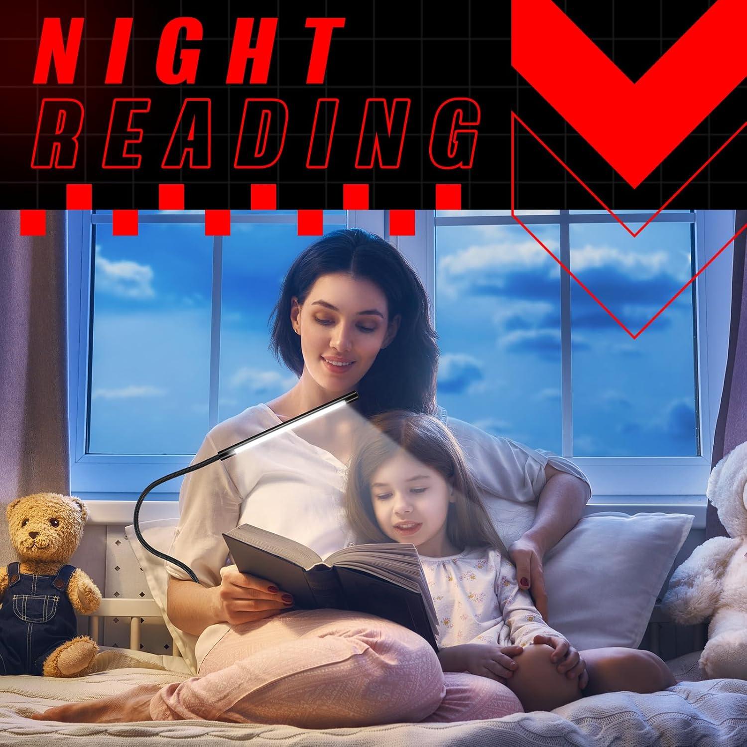 Lámparas LED USB para Teclado Tujoe - 2 Piezas Flexibles