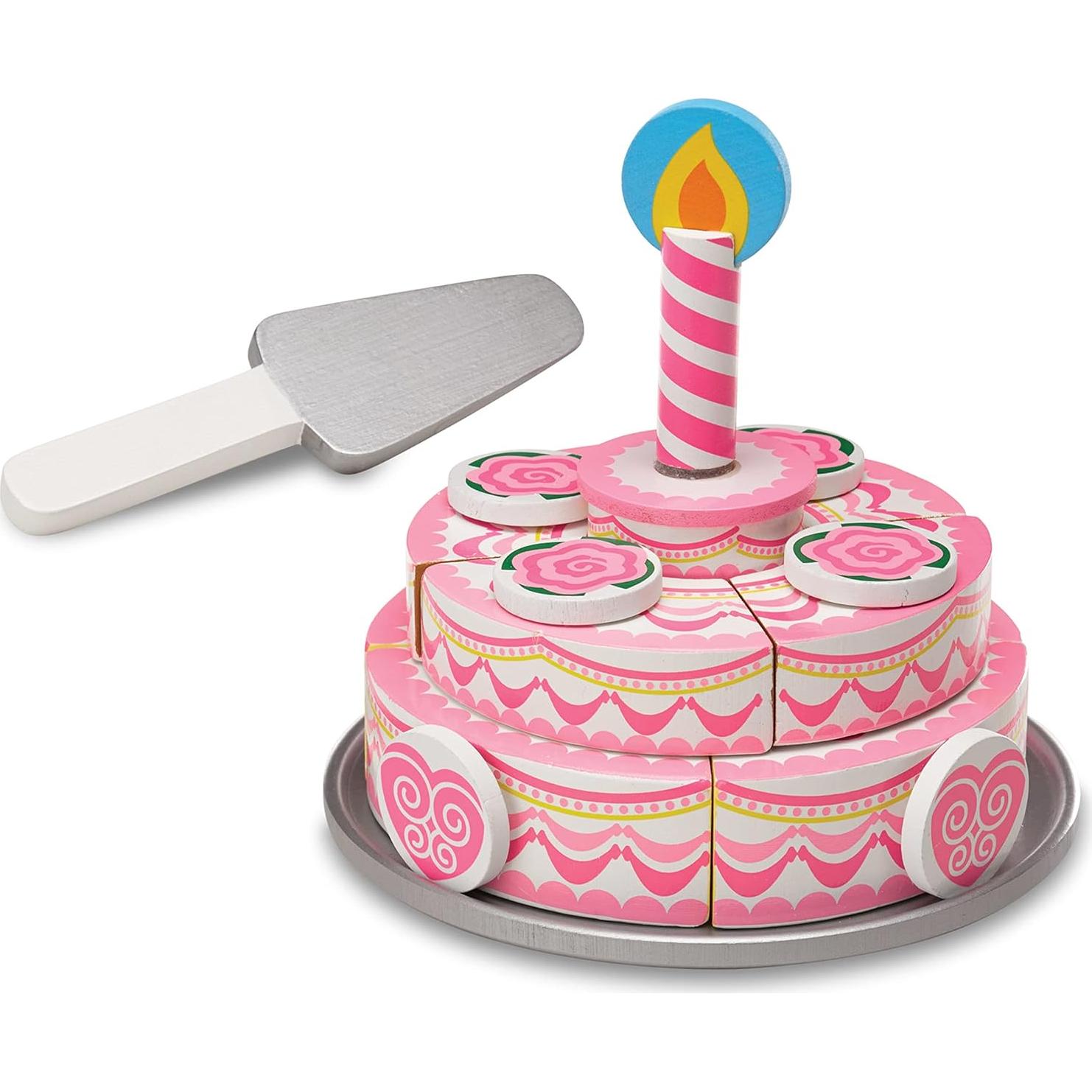 Juego de Comida de Madera Pastel 3 Capas Melissa & Doug