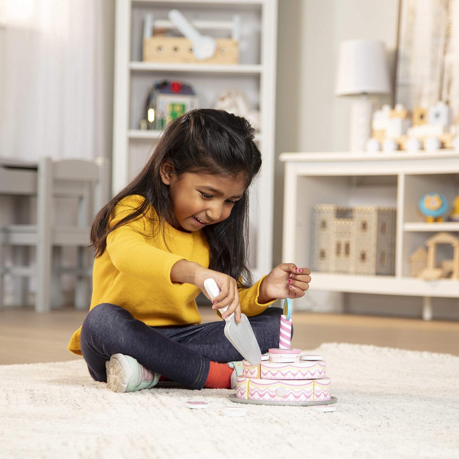 Juego de Comida de Madera Pastel 3 Capas Melissa & Doug