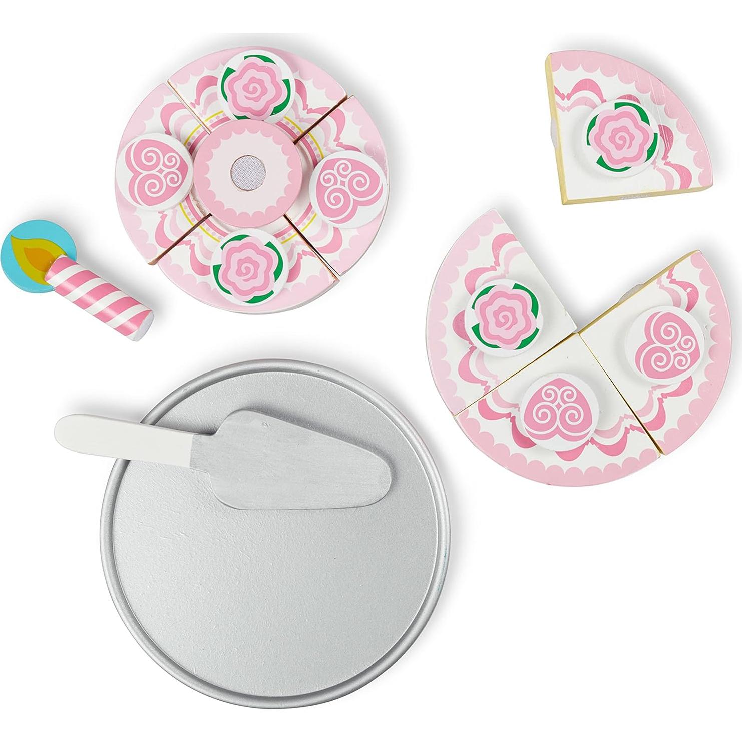 Juego de Comida de Madera Pastel 3 Capas Melissa & Doug