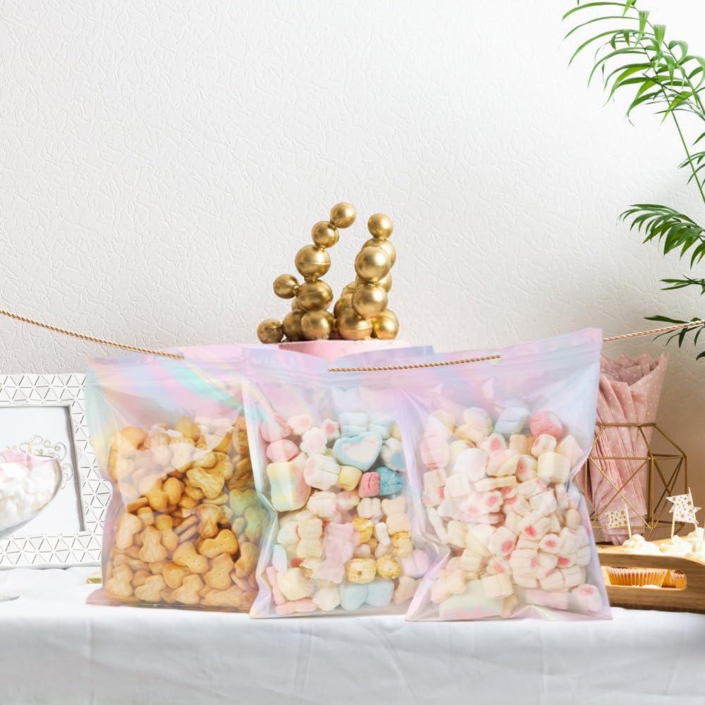 Bolsas de Mylar Reutilizables Vilnadu 15x23 cm Holográficas 50 Pzas