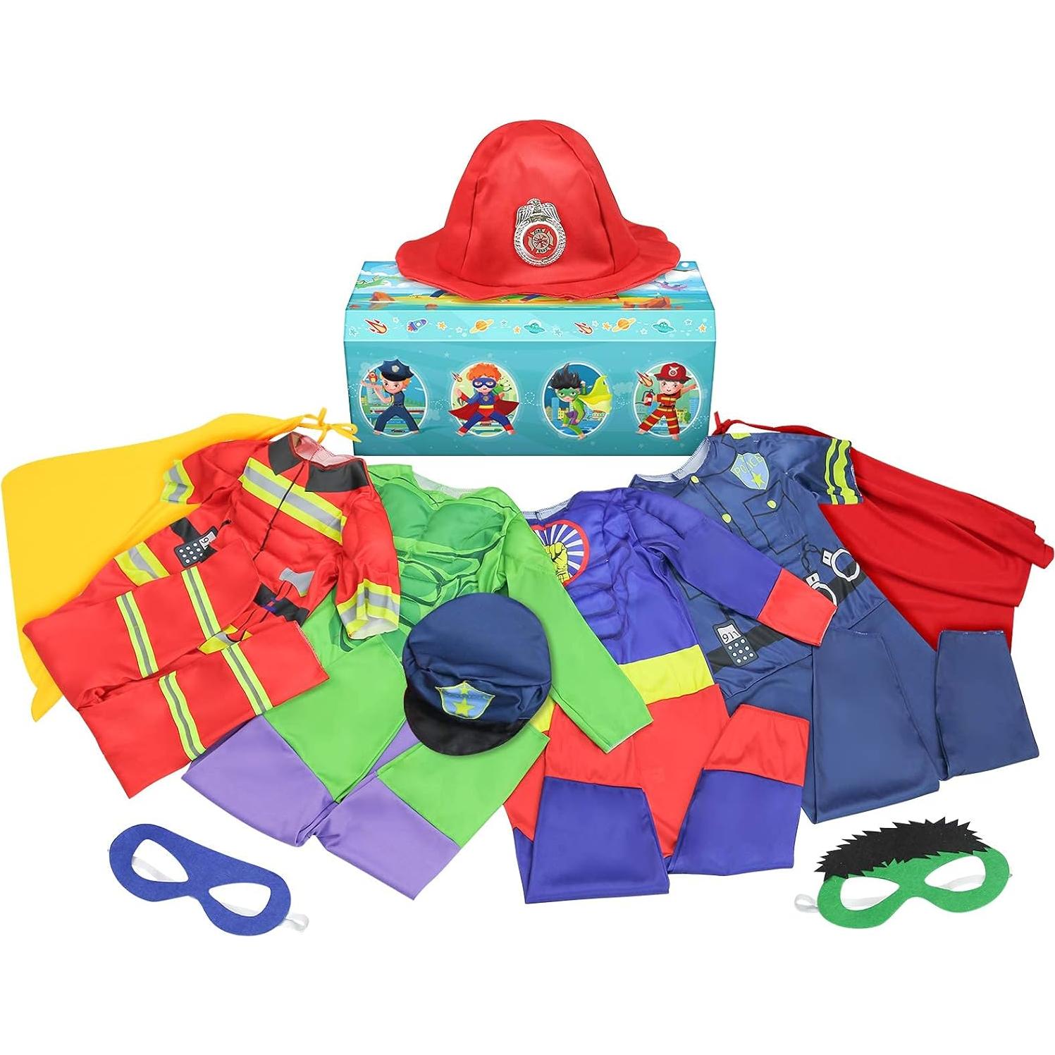 Disfraz de Superhéroe y Policía para Niños 3-7 Años