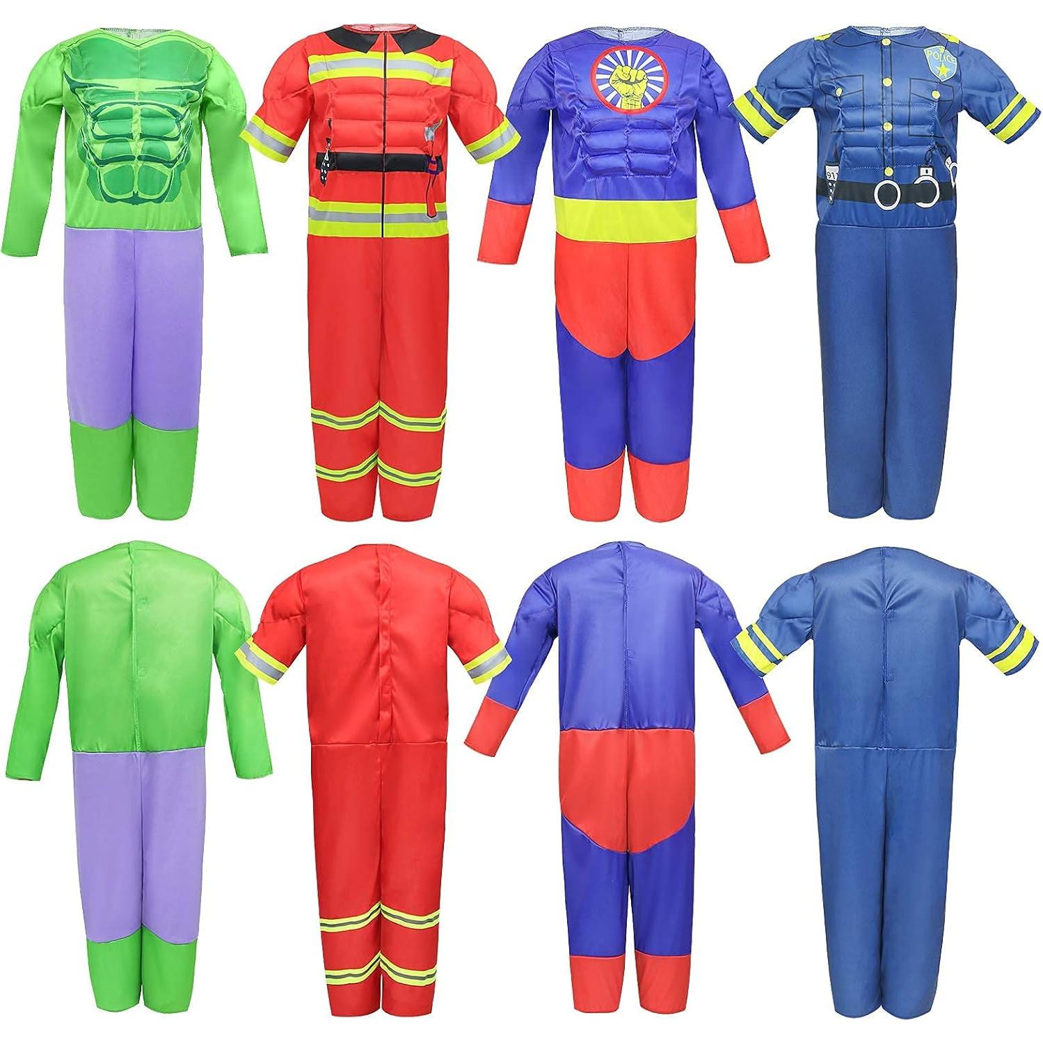 Disfraz de Superhéroe y Policía para Niños 3-7 Años