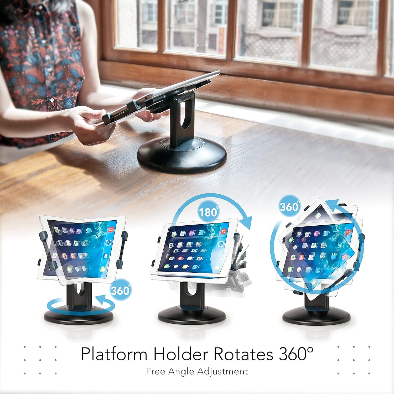 Soporte para Tabletas EHO EH-300100 360° Negro 6"-13"