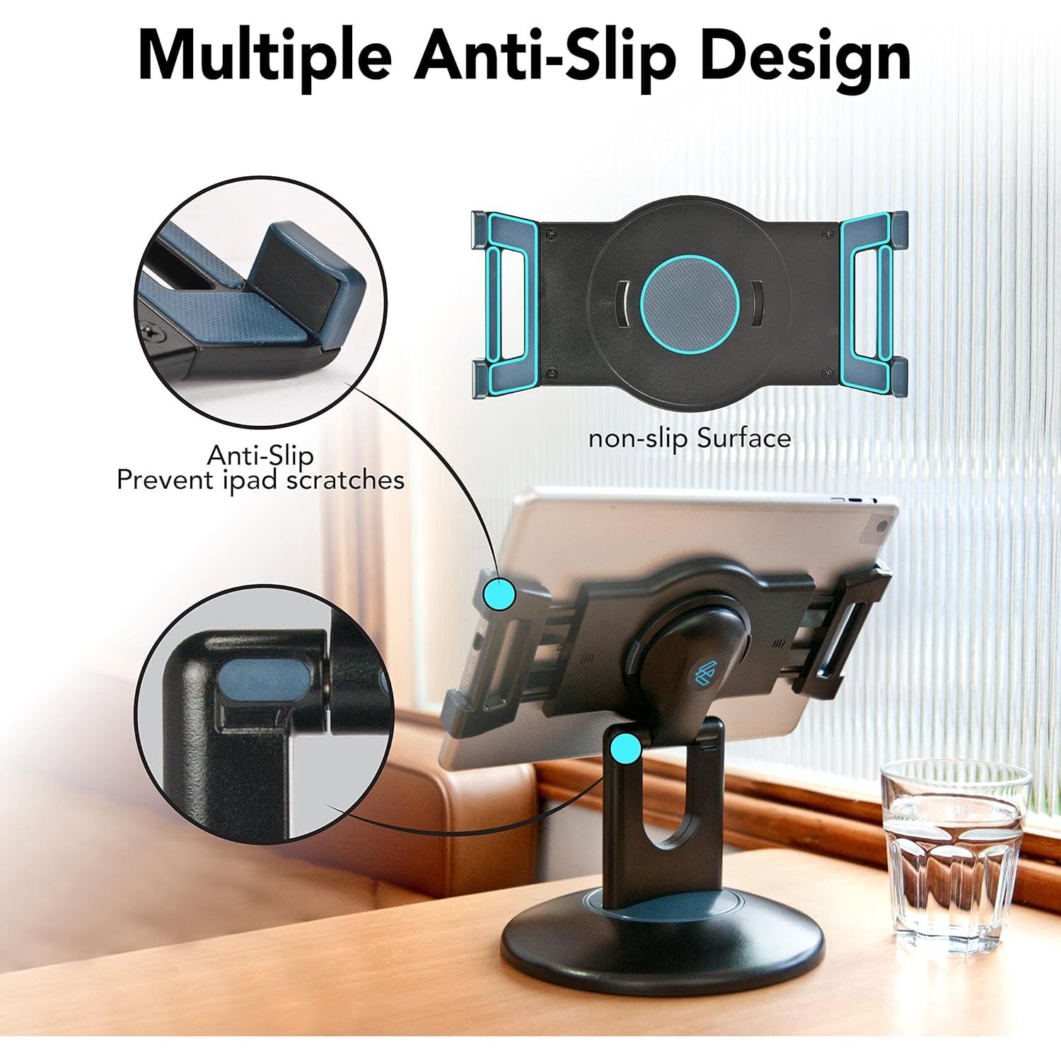 Soporte para Tabletas EHO EH-300100 360° Negro 6"-13"