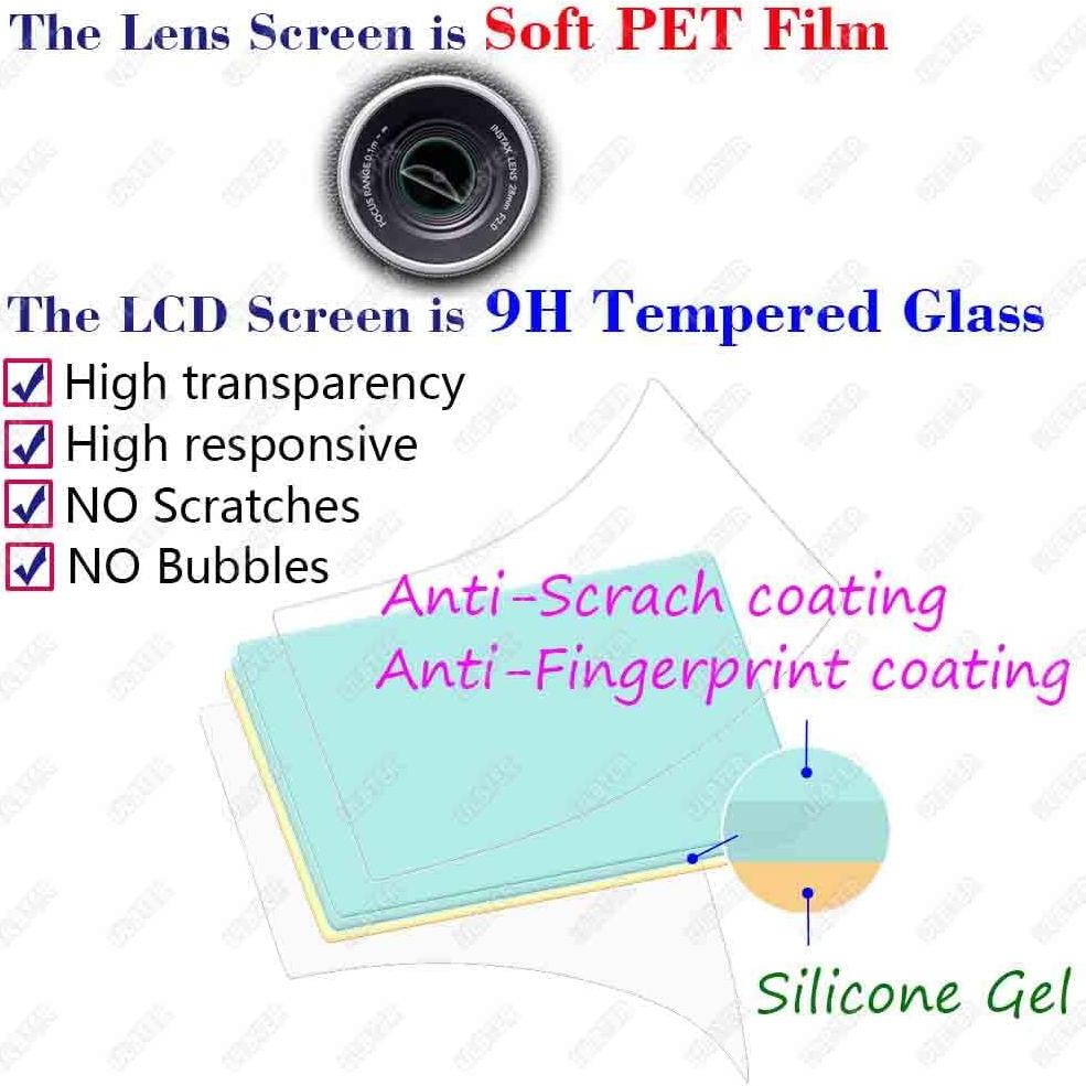 Protector de Pantalla Vidrio Templado 9H para Fujifilm Instax Mini EVO