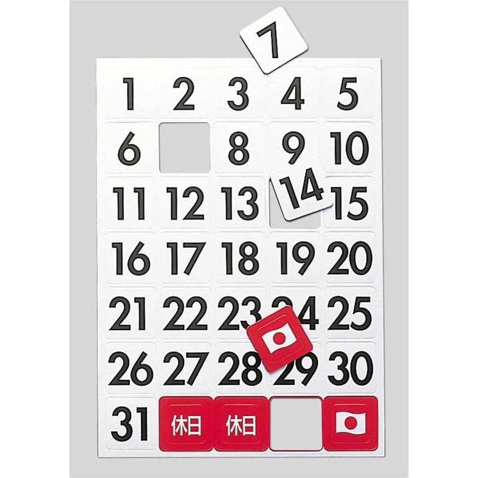 Mag-X MSD-31B Magnetic Date Sheet, Large, 1 Month Supply