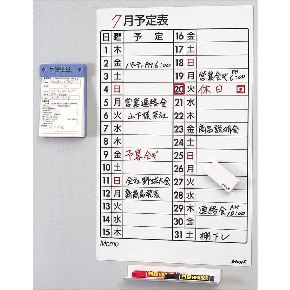 Mag-X MSD-31B Magnetic Date Sheet, Large, 1 Month Supply