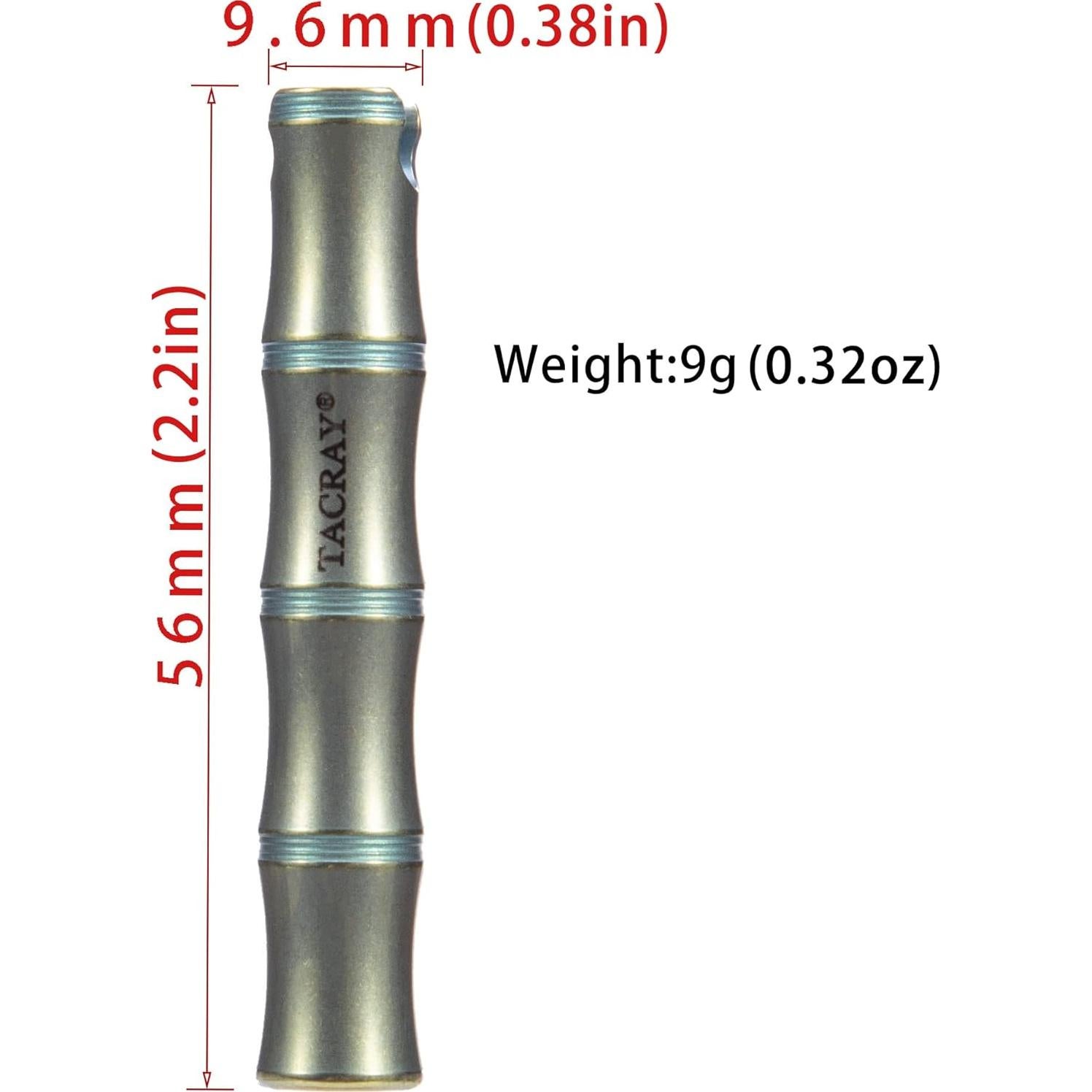 Silbato de Emergencia TACRAY TR-KS2203 Titanio Verde 120dB