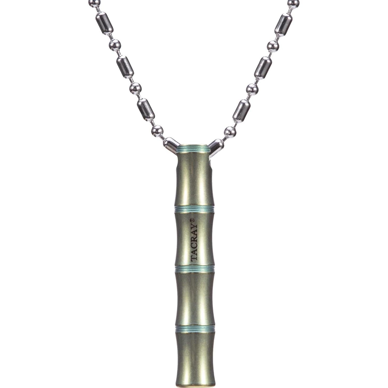 Silbato de Emergencia TACRAY TR-KS2203 Titanio Verde 120dB