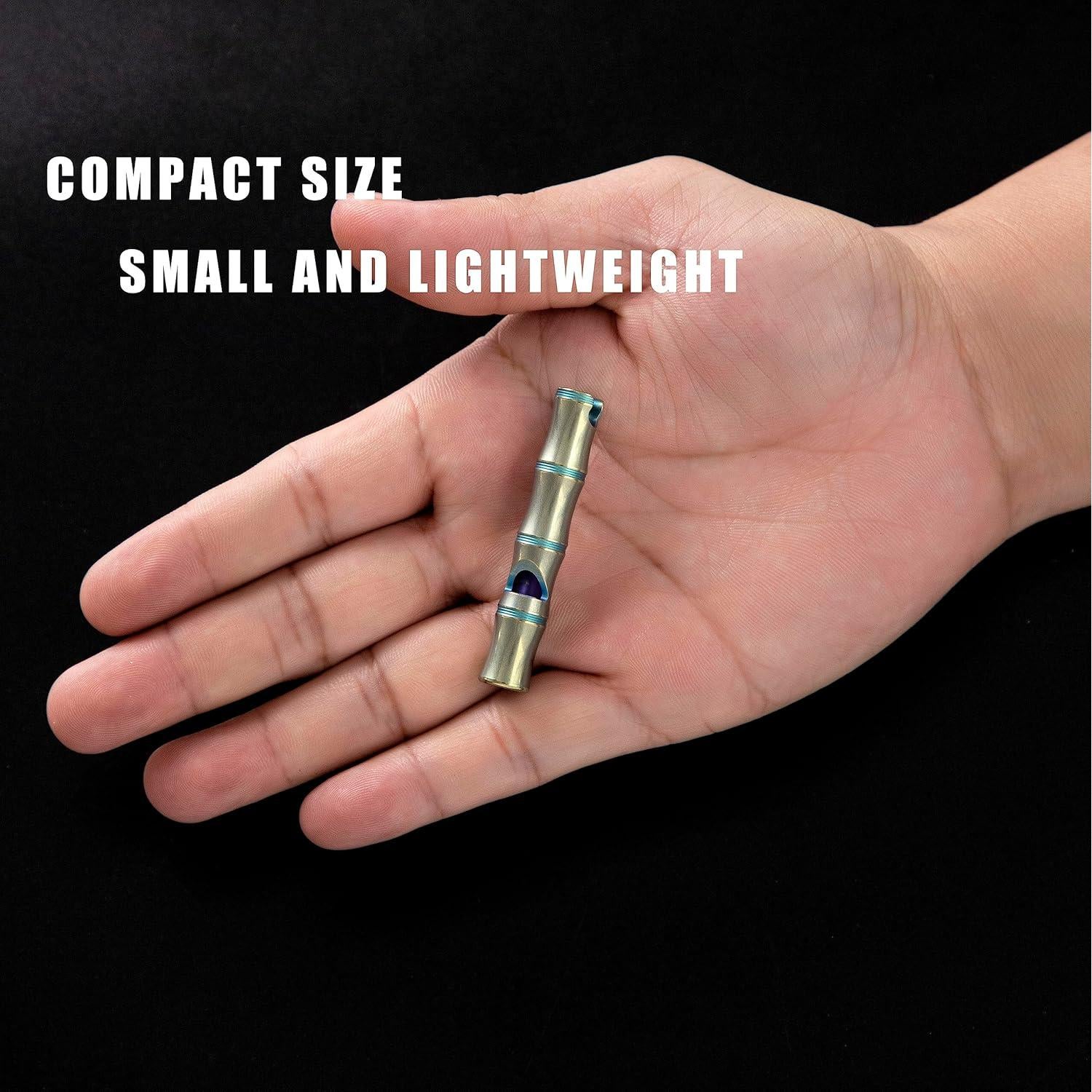 Silbato de Emergencia TACRAY TR-KS2203 Titanio Verde 120dB