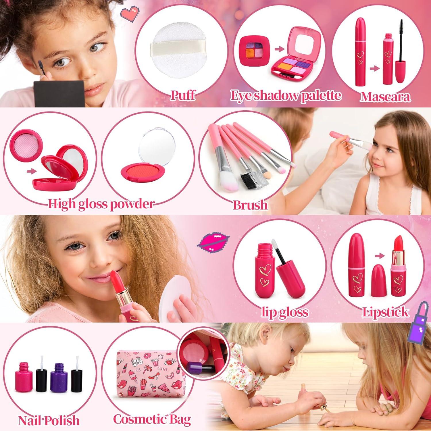 Set de Maquillaje Falso Woumserta para Niñas 3 a 6 Años