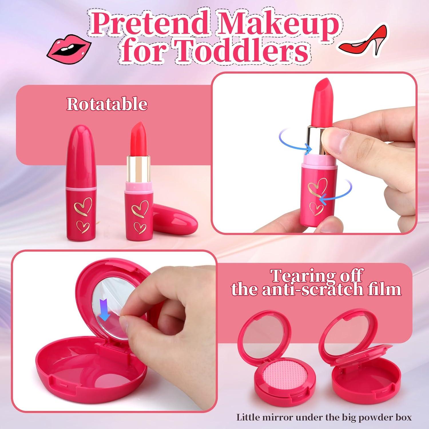 Set de Maquillaje Falso Woumserta para Niñas 3 a 6 Años