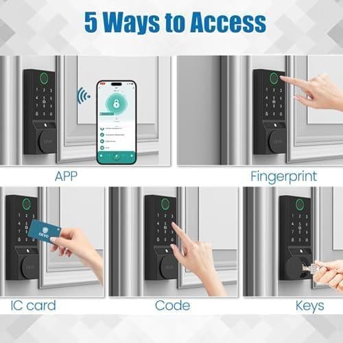 Cerradura Inteligente Devo G2 Huella Dactilar Bluetooth IP54