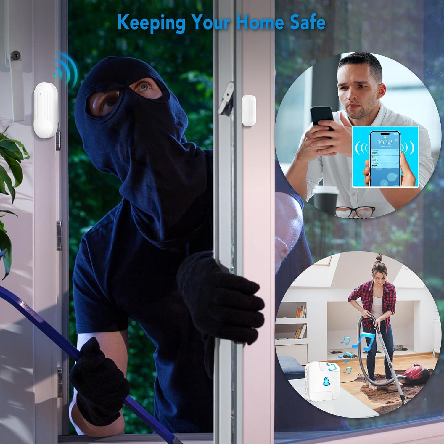 Pulsador Inalámbrico HUWOO con 2 Sensores y App Tuya