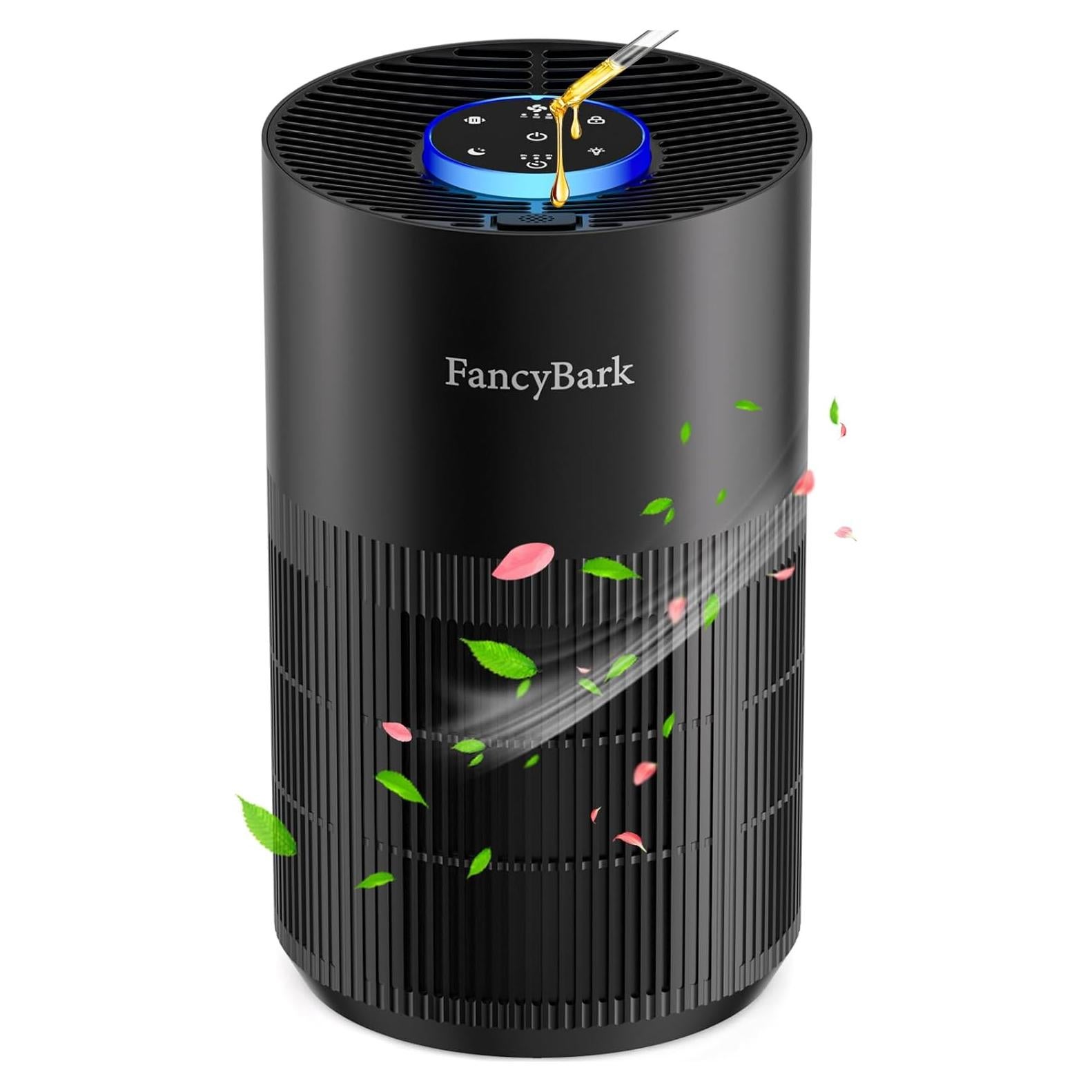 Purificador de Aire FancyBark 4000A con Filtro HEPA y Aromaterapia