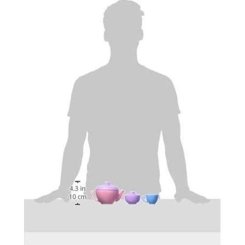 Juego de té Green Toys Rosa 17 piezas ecológico para niños