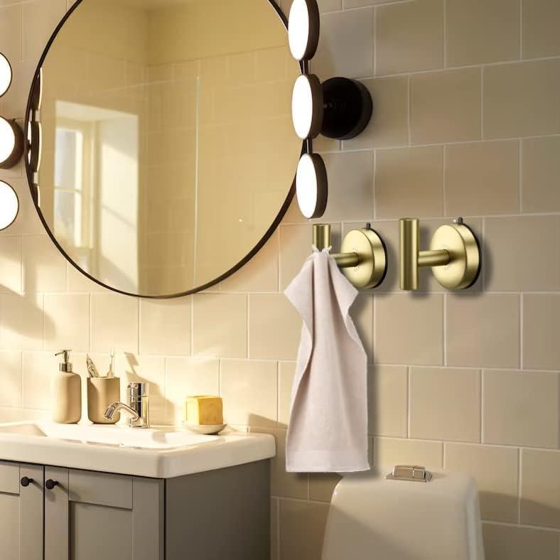 Ganchos de Succión DGYB para Toallas - Acero Inoxidable - 4 Piezas