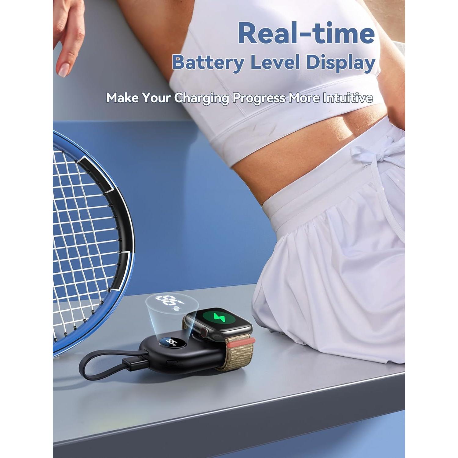 Cargador Portátil Inalámbrico JOYROOM 2500mAh para Apple Watch