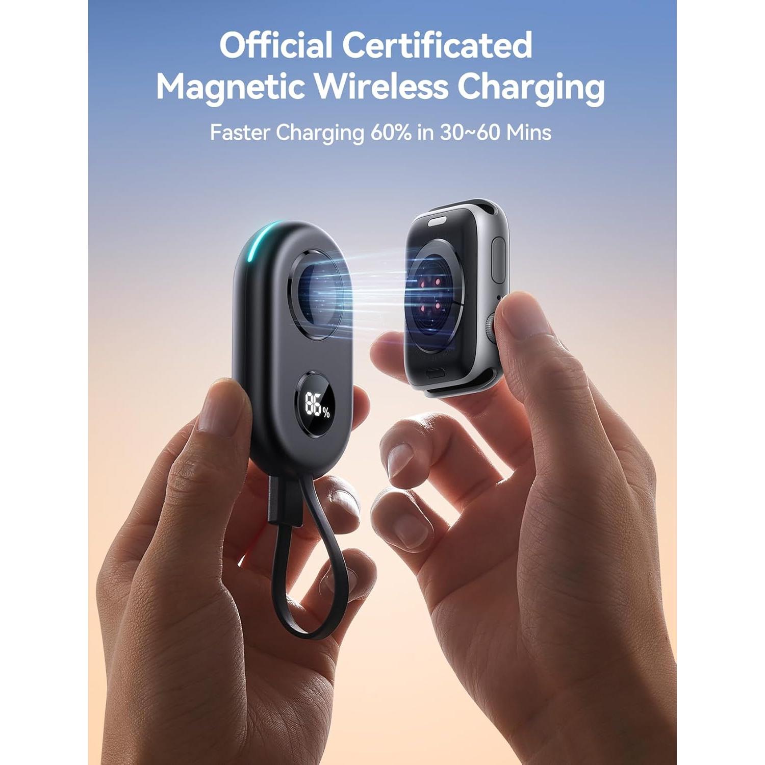 Cargador Portátil Inalámbrico JOYROOM 2500mAh para Apple Watch