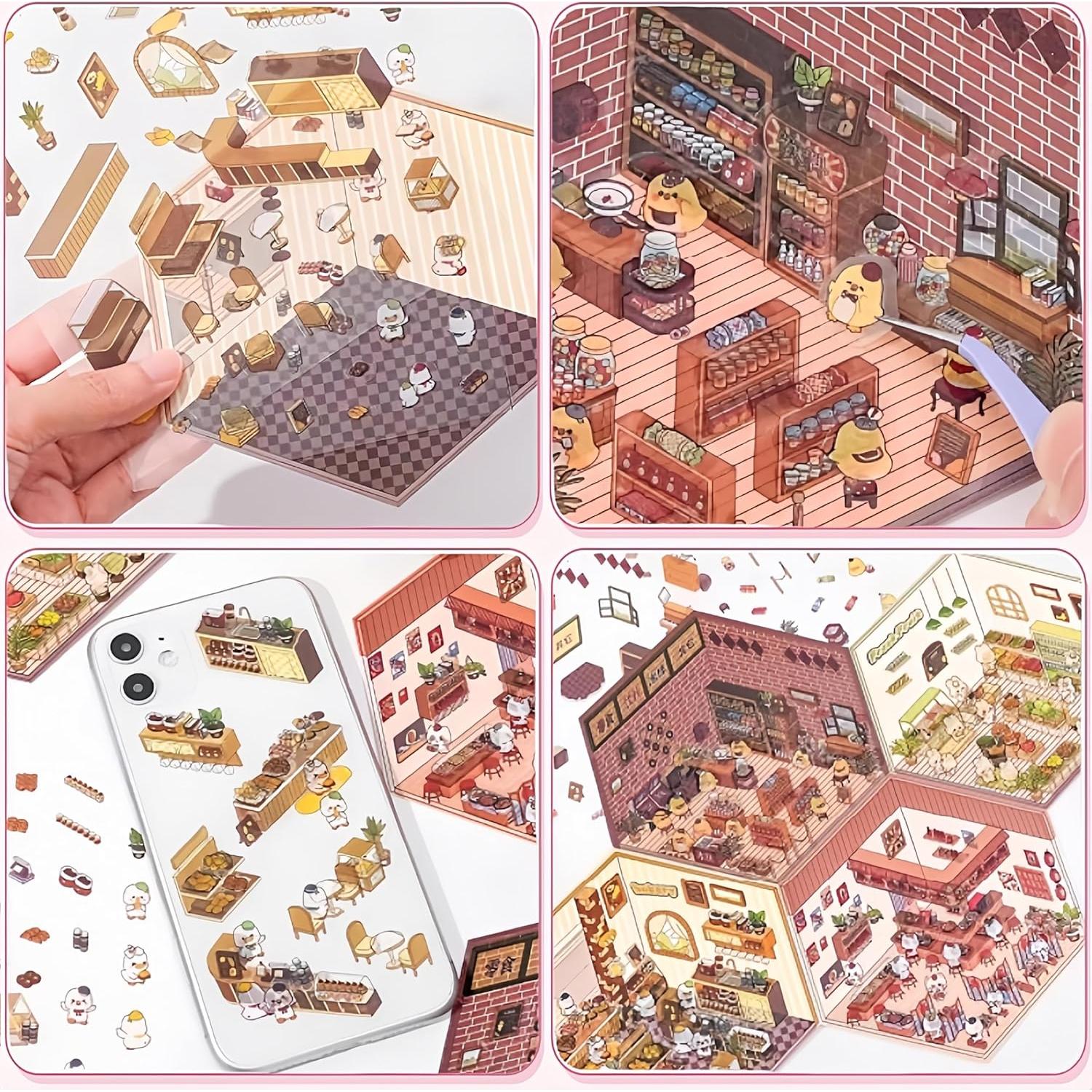 Pegatinas 3D DSNJPZX para Decoración Creativa - 5 Pcs