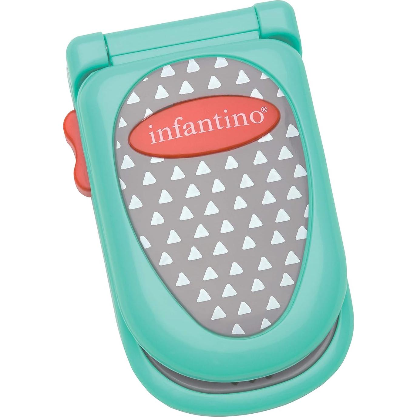 Teléfono Infantino Flip and Peek Bilingüe Verde 9x3x21cm