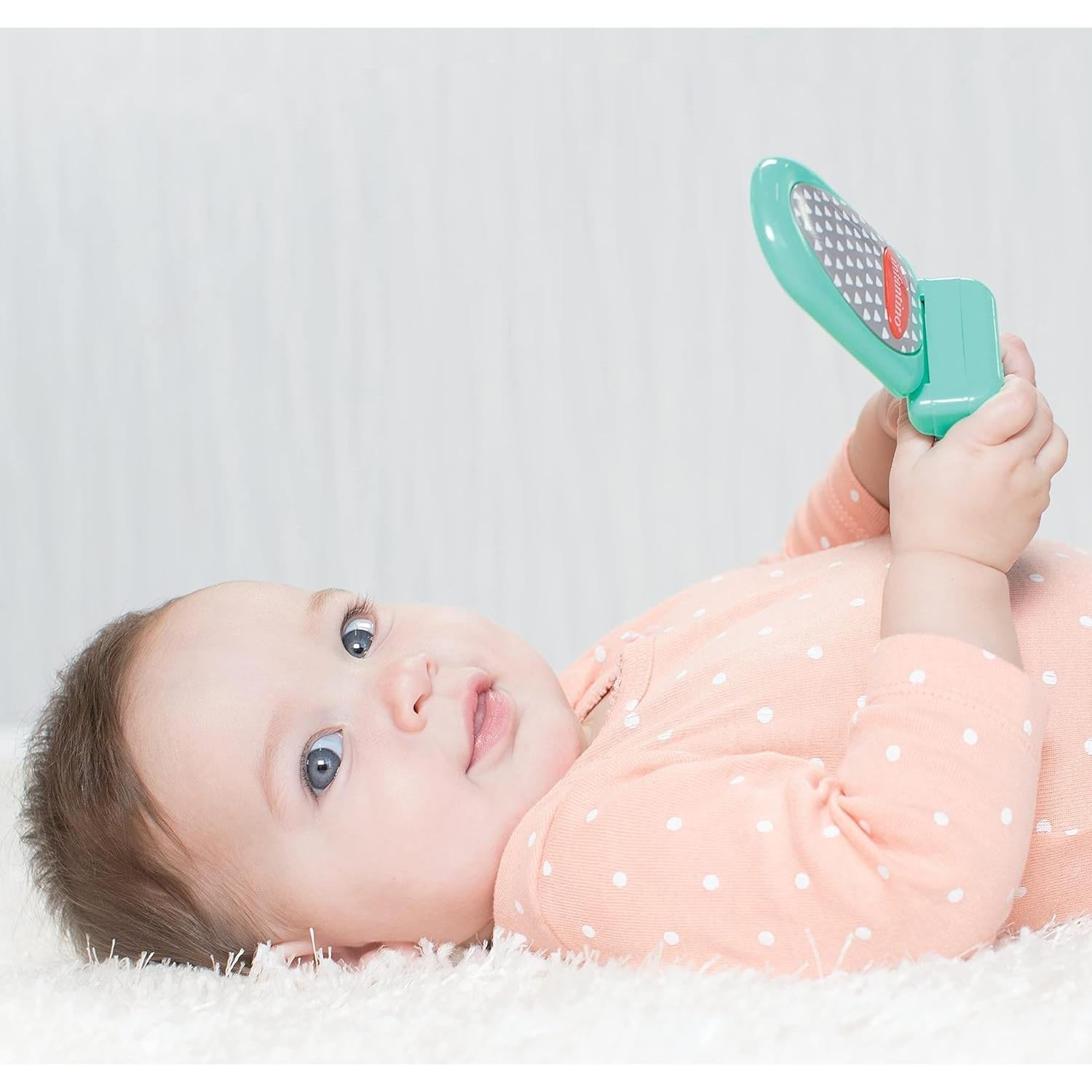 Teléfono Infantino Flip and Peek Bilingüe Verde 9x3x21cm