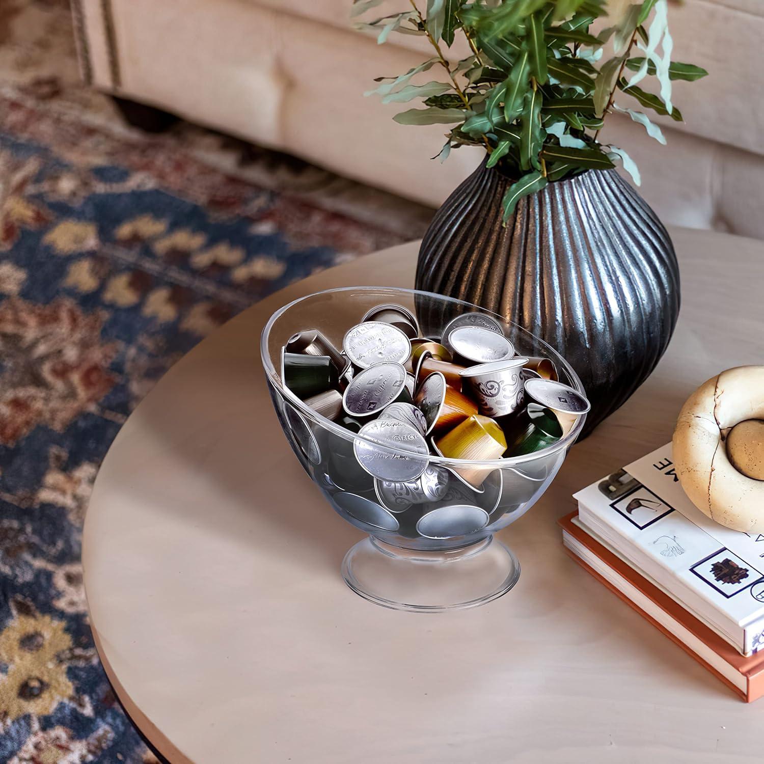 Soporte para cápsulas de café MOLFUJ, organizador transparente 18x15 cm