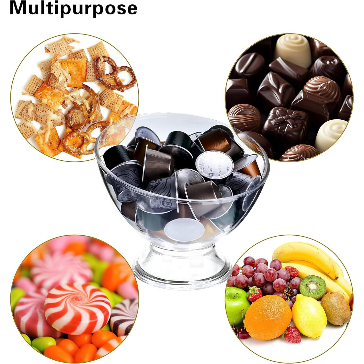 Soporte para cápsulas de café MOLFUJ, organizador transparente 18x15 cm