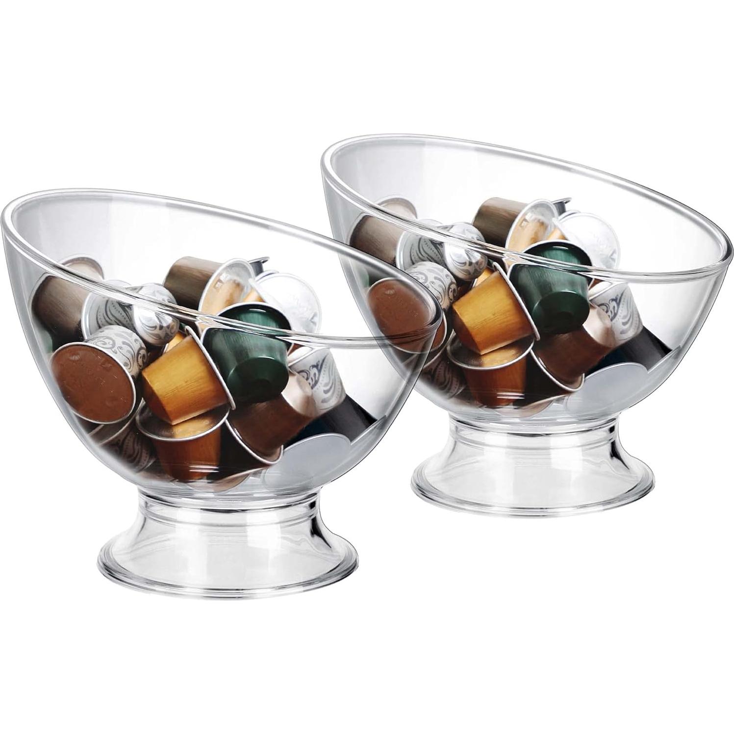 Soporte para cápsulas de café MOLFUJ, organizador transparente 18x15 cm