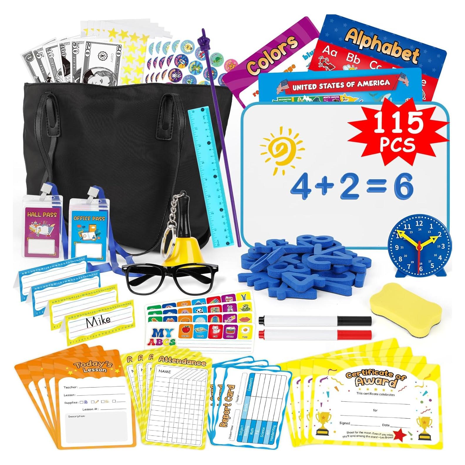 Juego de Rol Educativo 115 Piezas para Niños - Maestro