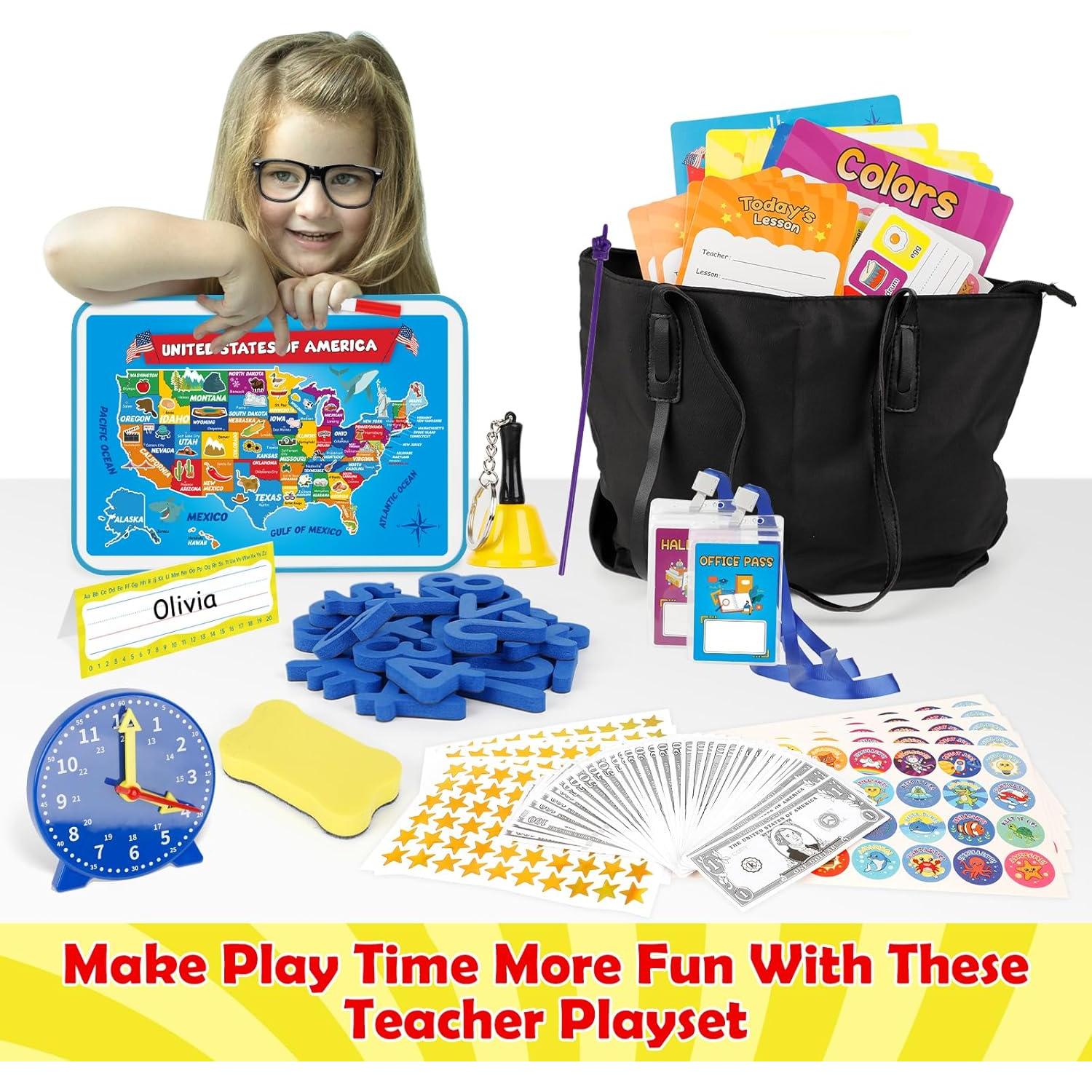 Juego de Rol Educativo 115 Piezas para Niños - Maestro