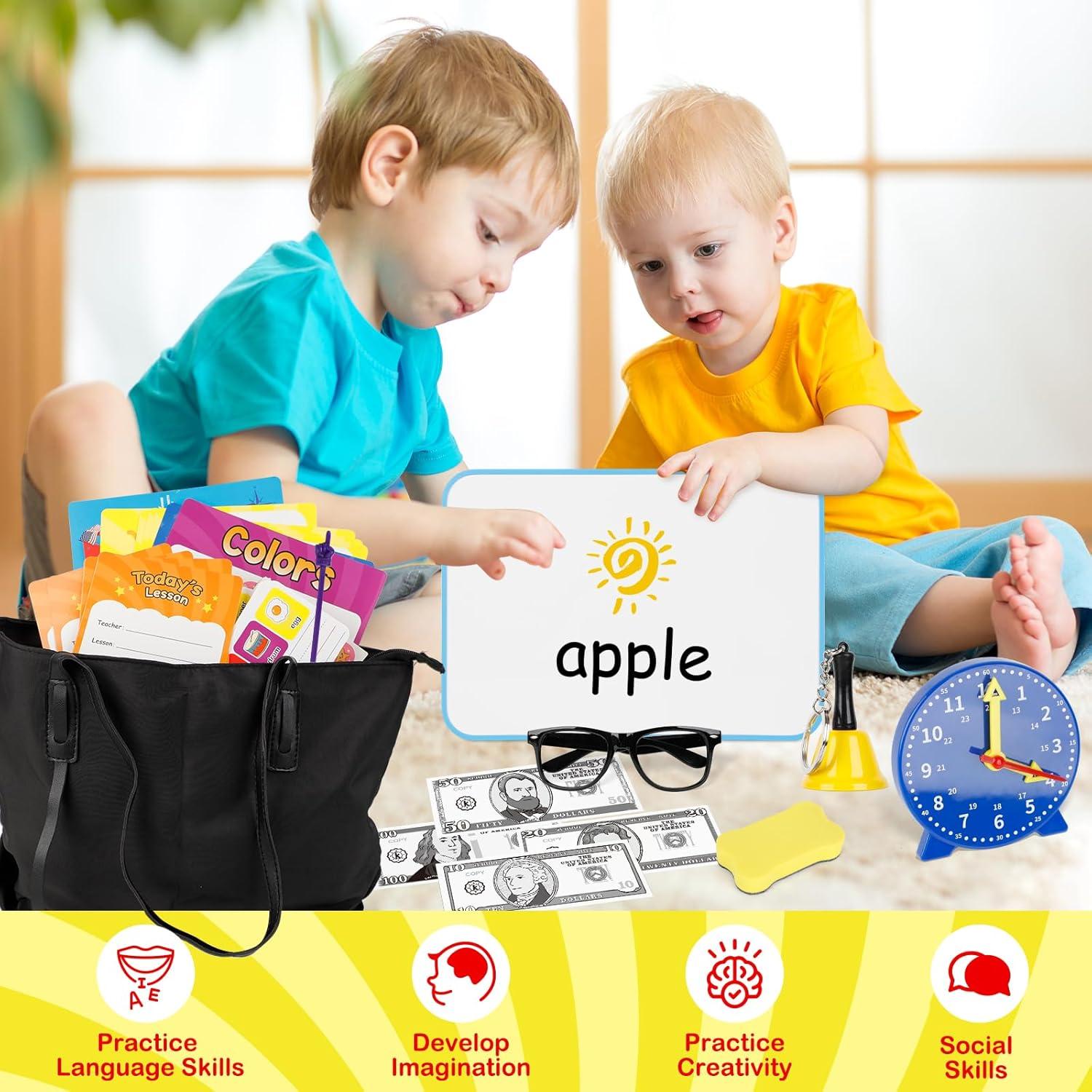 Juego de Rol Educativo 115 Piezas para Niños - Maestro