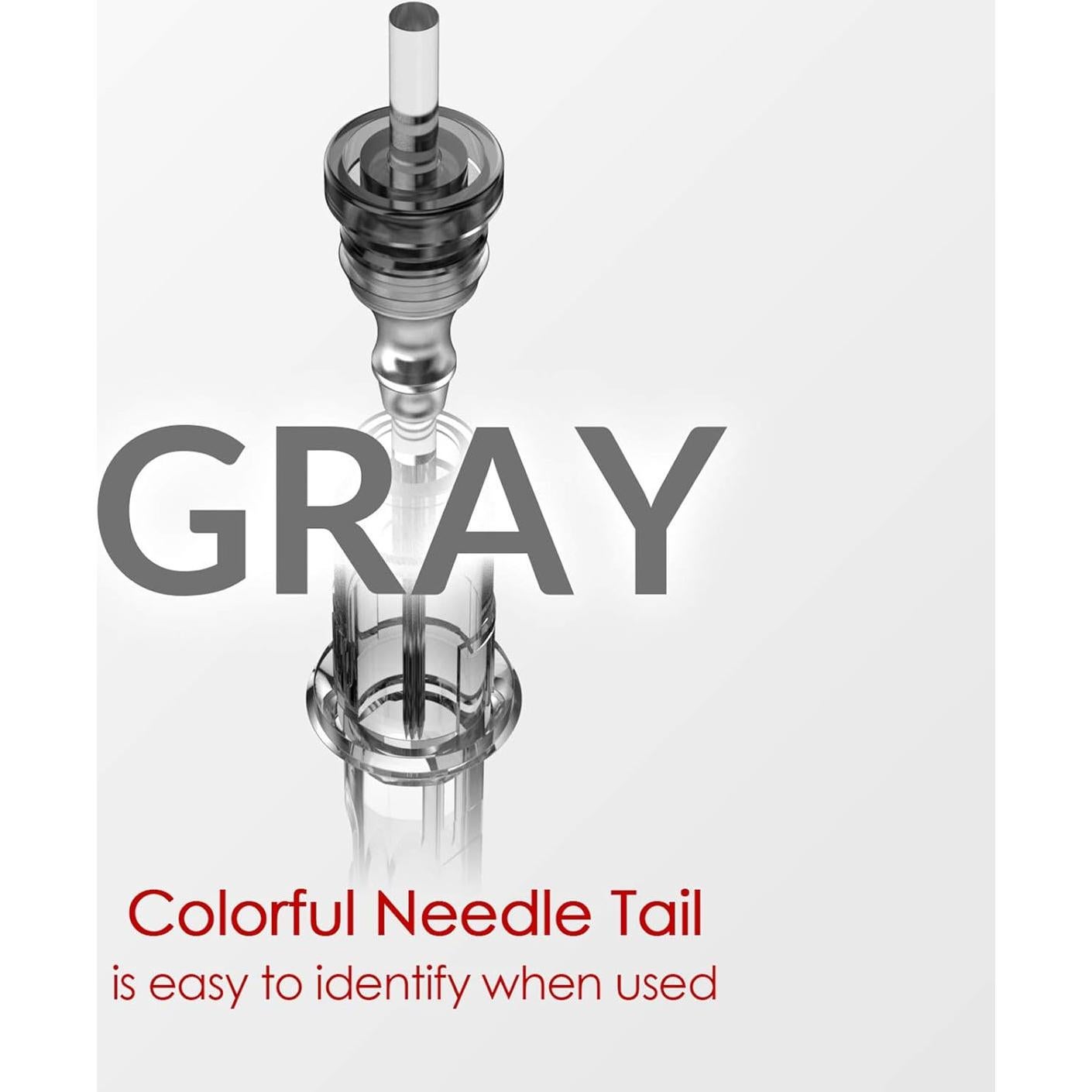 Agujas de Cartucho de Tatuaje Wormhole 50pcs Mezcladas 3RL-11RL