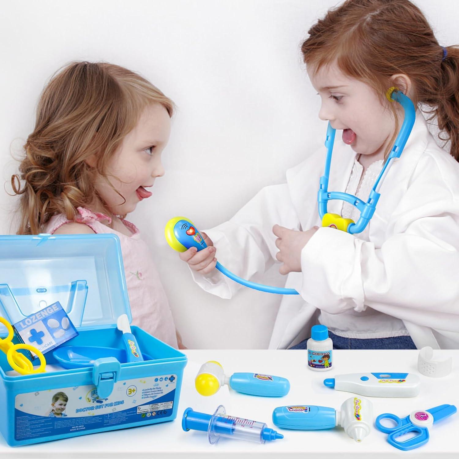 Kit de Doctor Fajiabao para Niños 3-5 Años con Estetoscopio