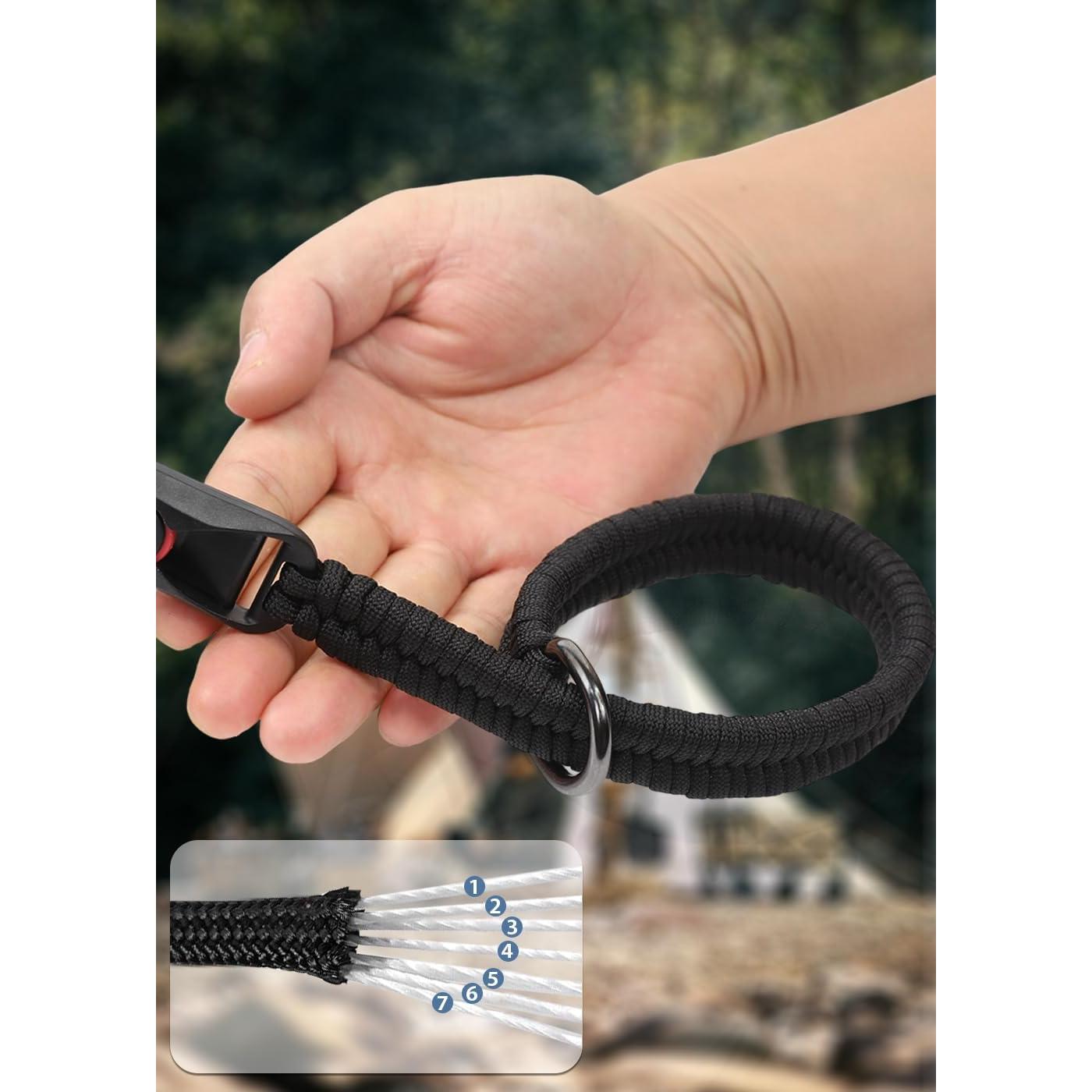 Correa de muñeca ZXZone para cámara DSLR 33cm negra