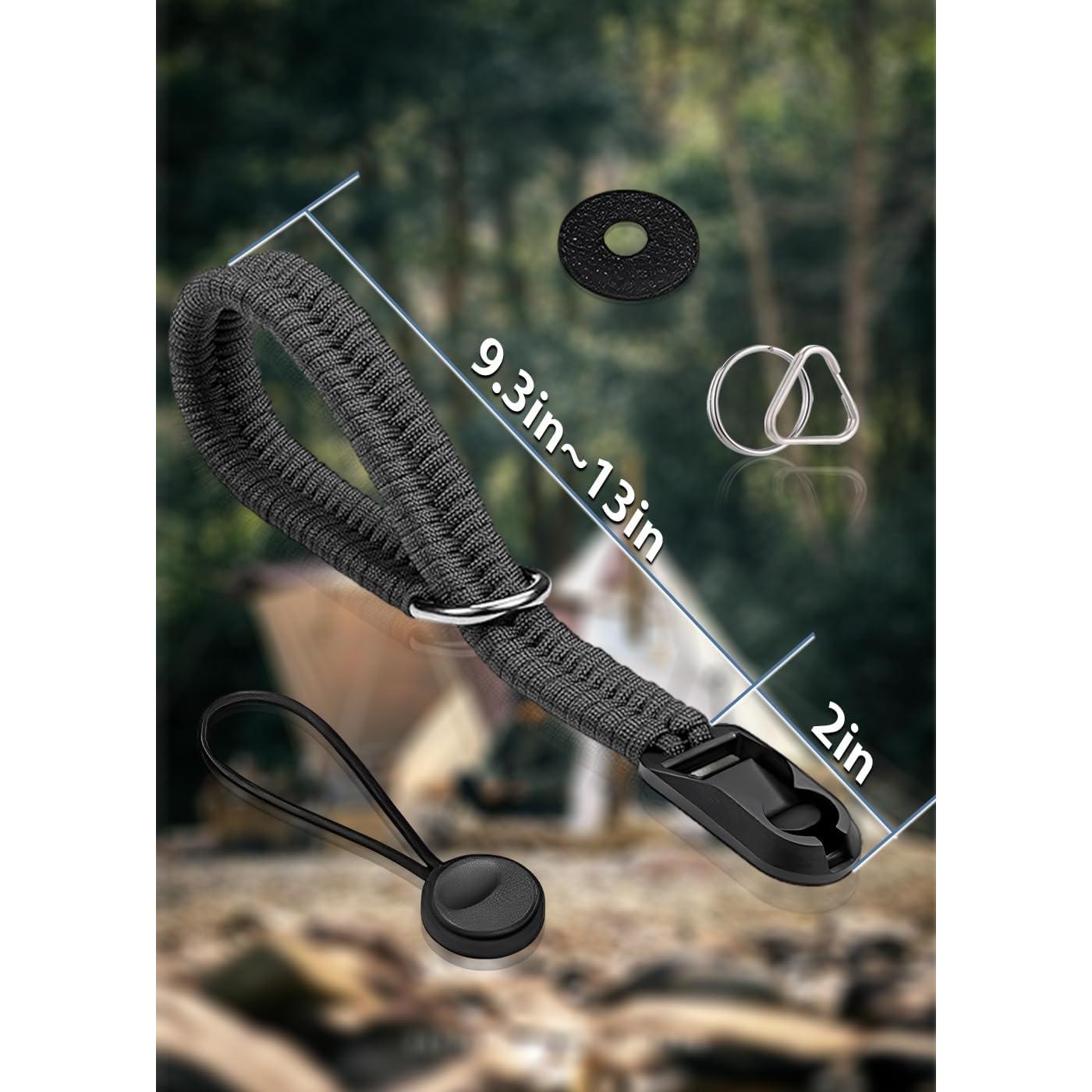 Correa de muñeca ZXZone para cámara DSLR 33cm negra