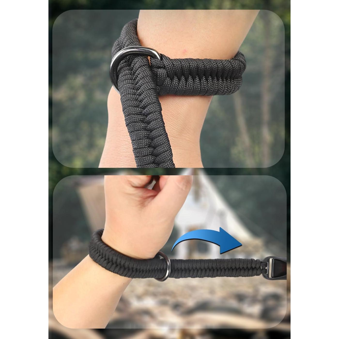 Correa de muñeca ZXZone para cámara DSLR 33cm negra